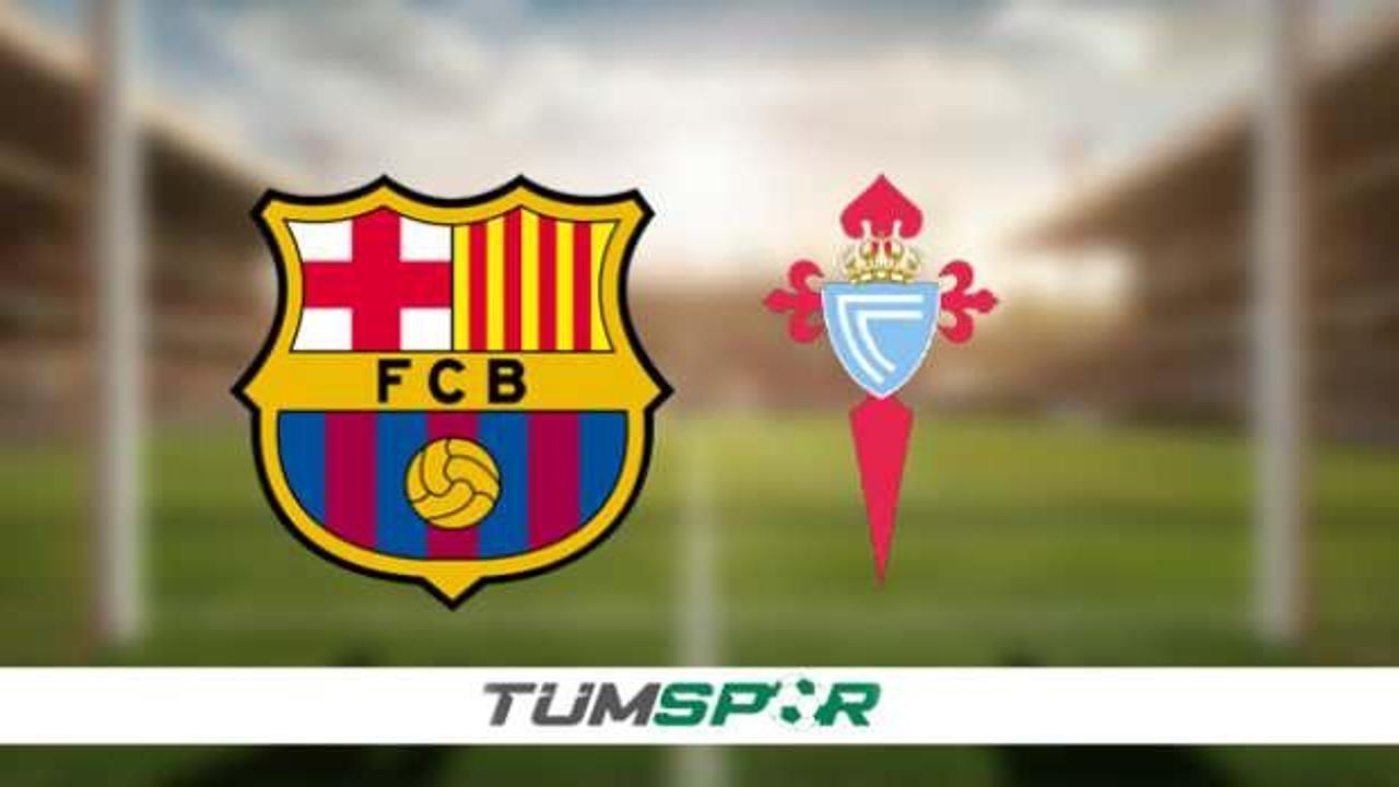 Barcelona - Celta Vigo maçının yayın bilgileri! İşte karşılaşmanın kanalı