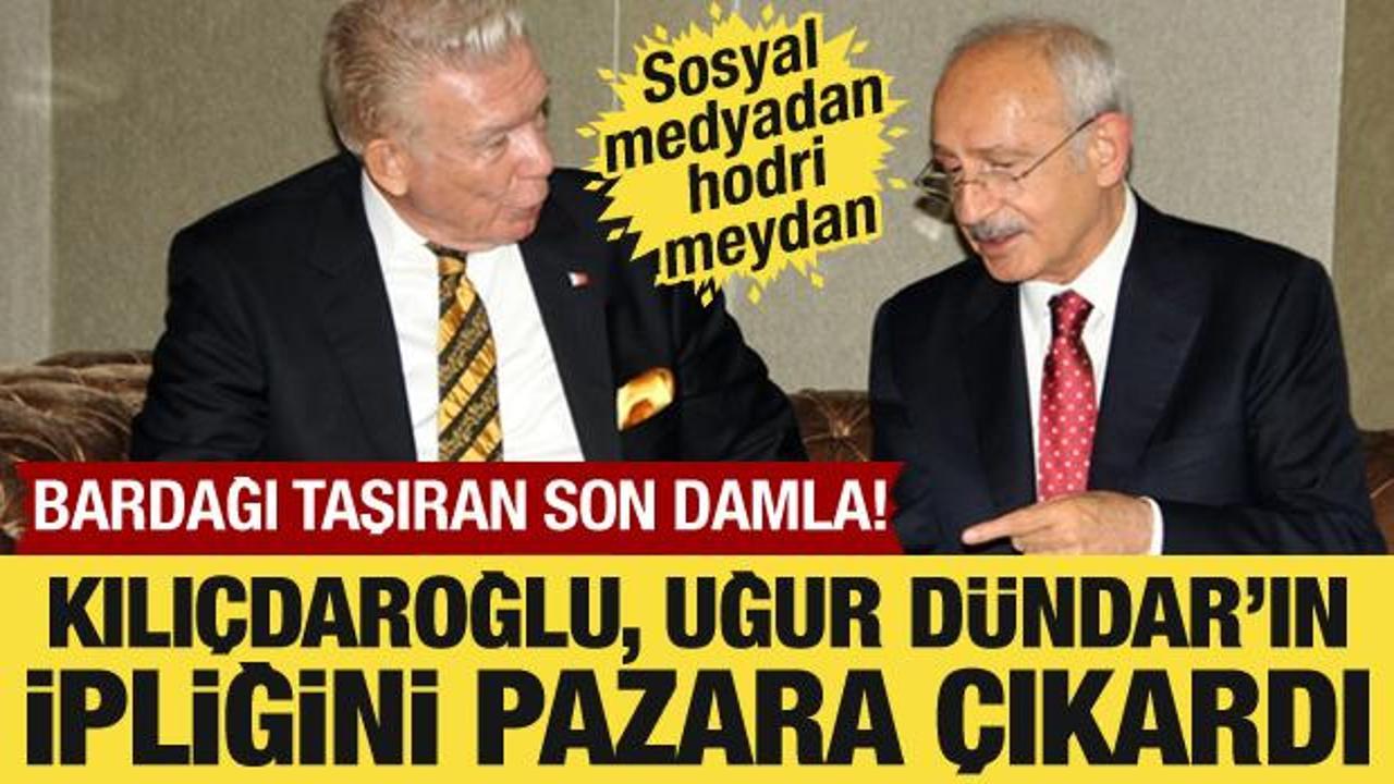 Bardağı taşıran son damla! Kılıçdaoğlu, Uğur Dündar'ın ipliğini pazara çıkardı!