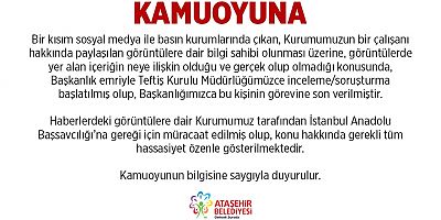 BASIN VE KAMUOYUNUN DİKKATİNE     