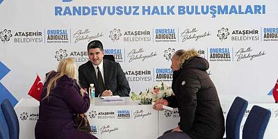 Başkan Adıgüzel Kayışdağı’nda Vatandaşla Buluşuyor