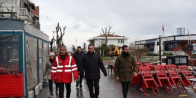 Başkan Akpolat Kınalıada’daki Çalışmaları Yerinde İnceledi