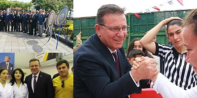  BAŞKAN AKSU, 19 MAYIS RESMÎ TÖRENİ’NE KATILDI