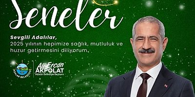 Başkan Ali Ercan Akpolat'ın Yeni Yıl Mesajı