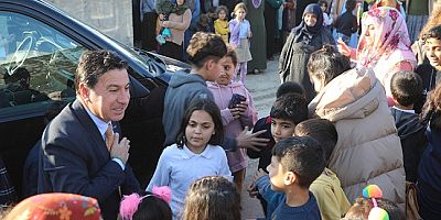 BAŞKAN ARAS, TÜRKMEN MAHALLESİ’NDE İLGİYLE KARŞILANDI