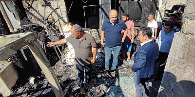 Başkan Aras Yangınzedeleri Ziyaret Etti