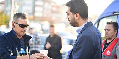 Başkan Bingöl’den işe giden vatandaşlara çorba ve simit ikramı