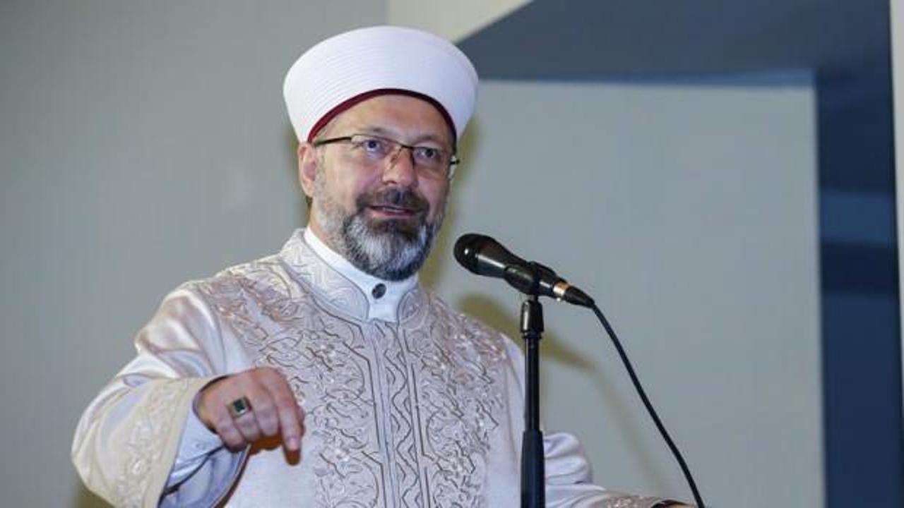 Başkan Erbaş: Gerçekleştirilen vahşet tahrip edilen inanç ve fikirlere dayanıyor