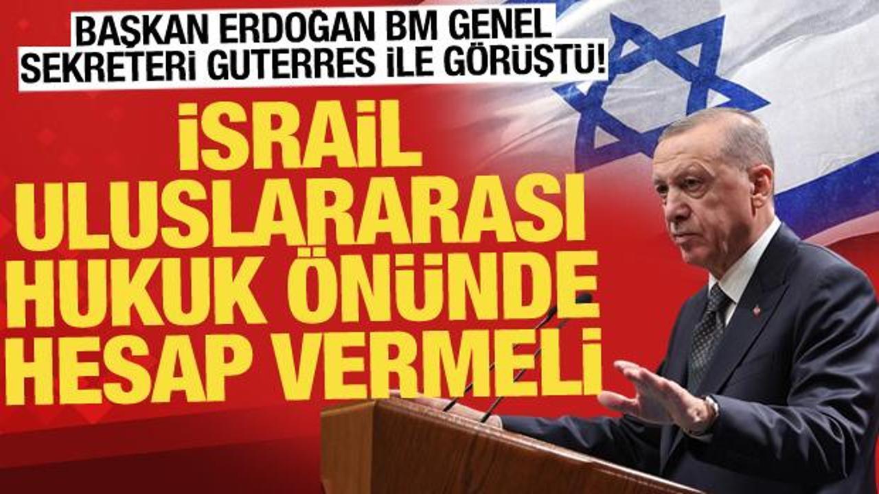 Başkan Erdoğan, BM Genel Sekreteri Antonio Guterres ile görüştü