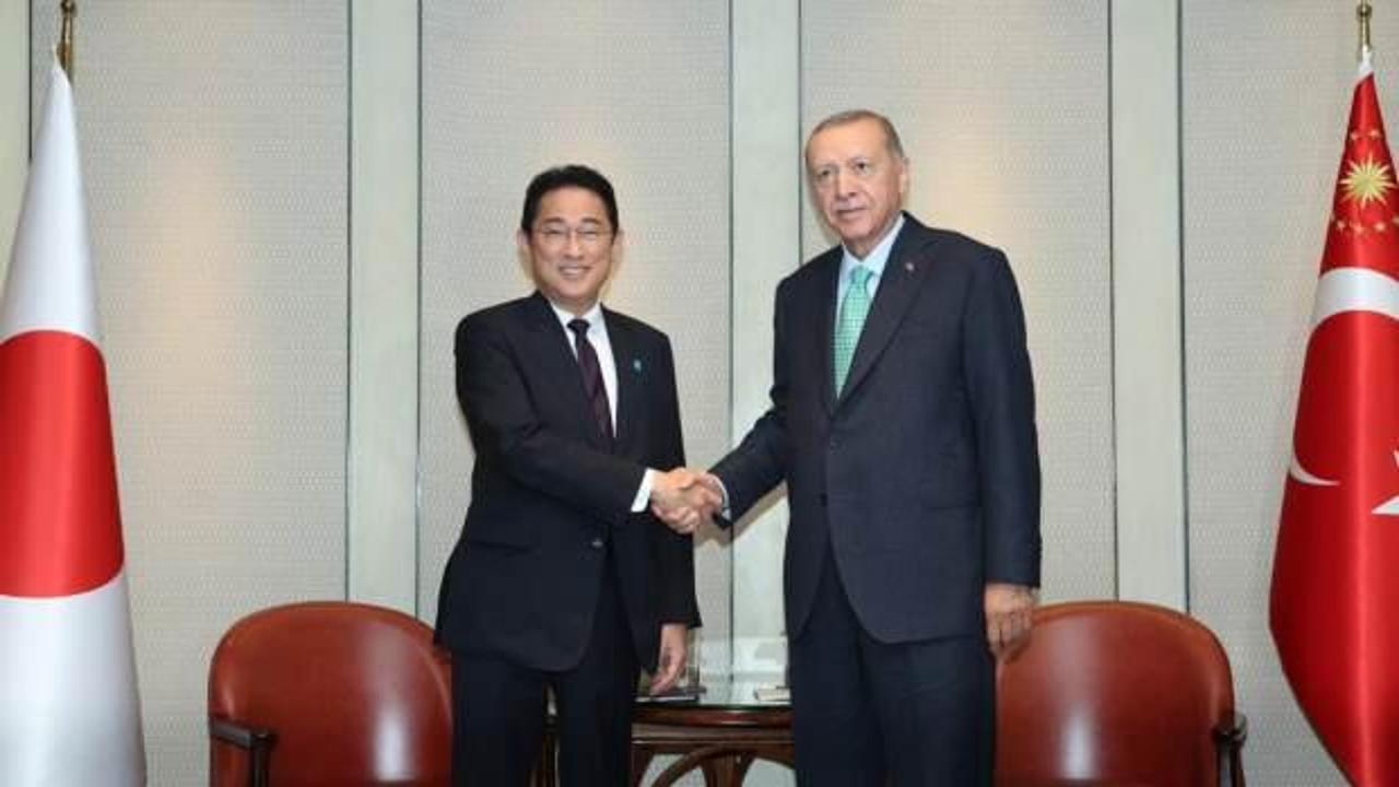 Başkan Erdoğan, Japonya Başbakanı Kişida Fumio'yu kabul etti