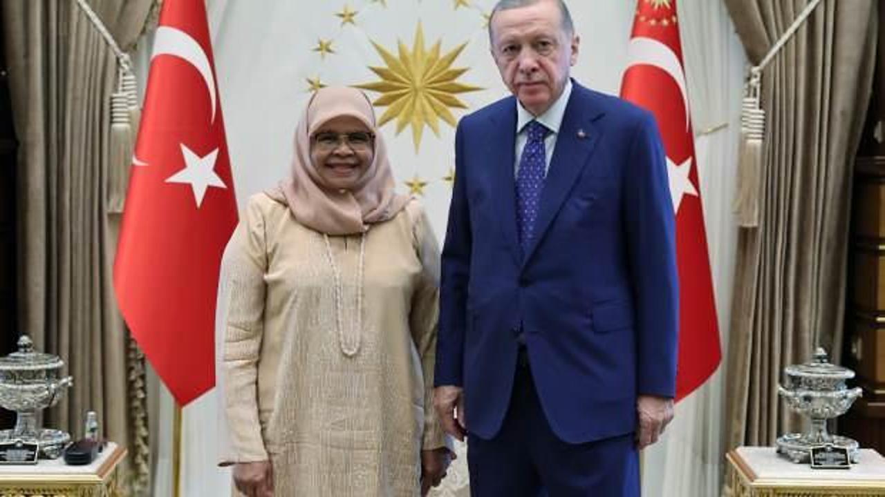 Başkan Erdoğan, Maimunah Mohd Sharif’i kabul etti