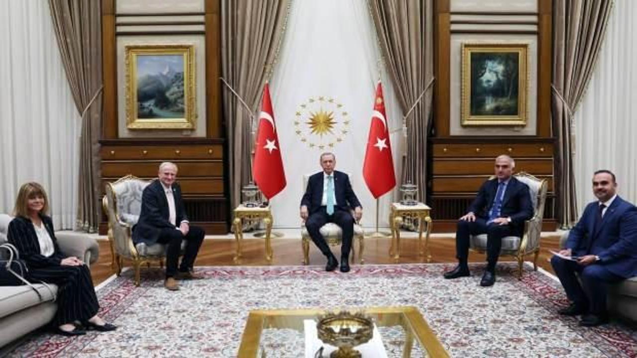 Başkan Erdoğan, Uzay Federasyonu Genel Sekreteri Feichtinger'i kabul etti