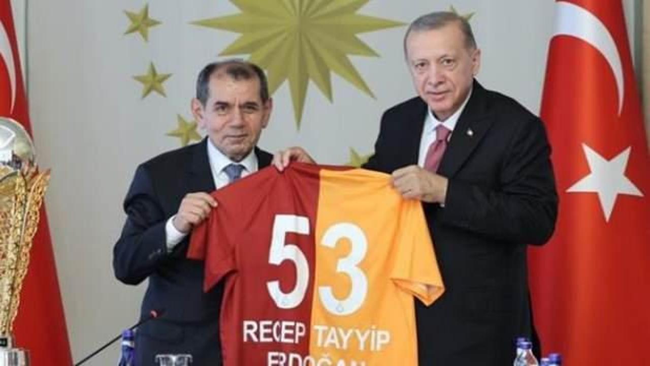 Başkan Erdoğan'dan Dursun Özbek'e tebrik telefonu