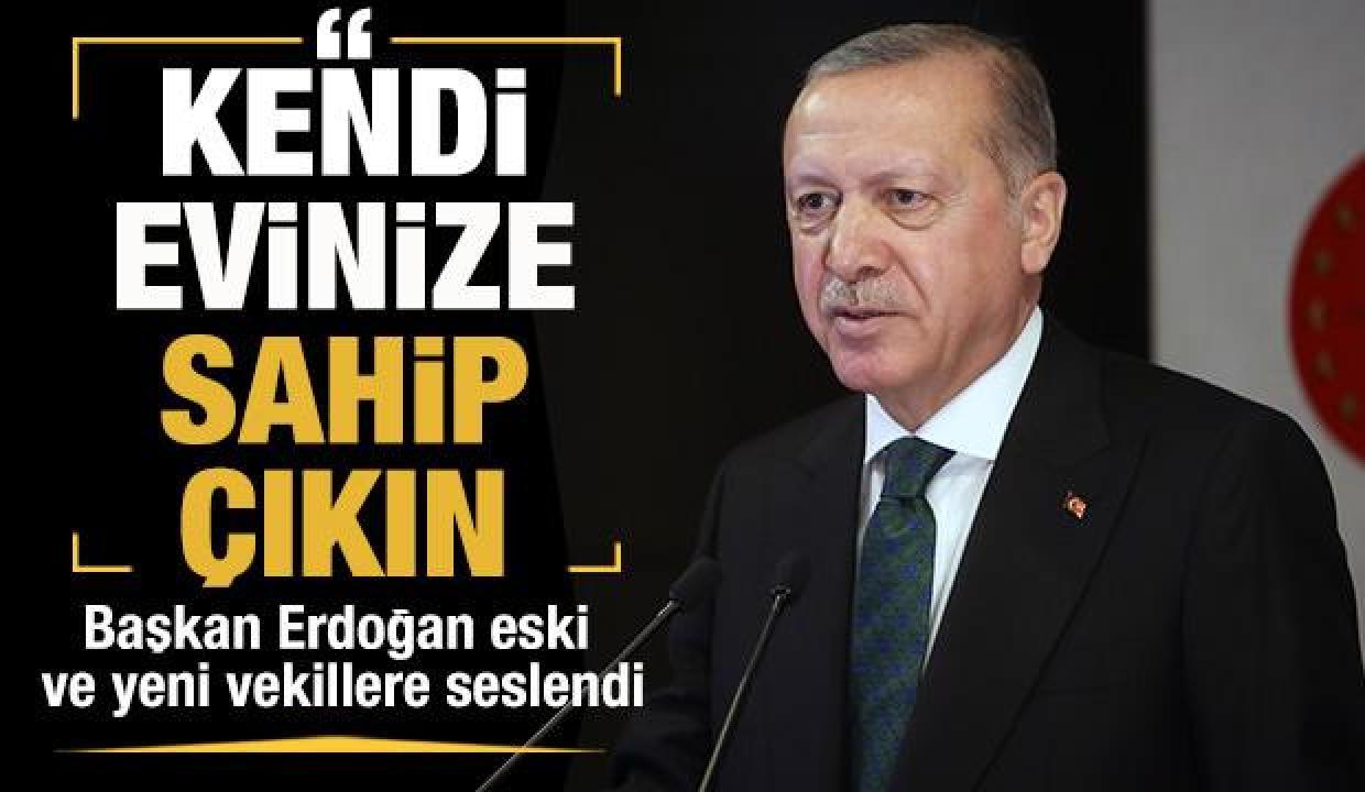 Başkan Erdoğan'dan eski vekillere 