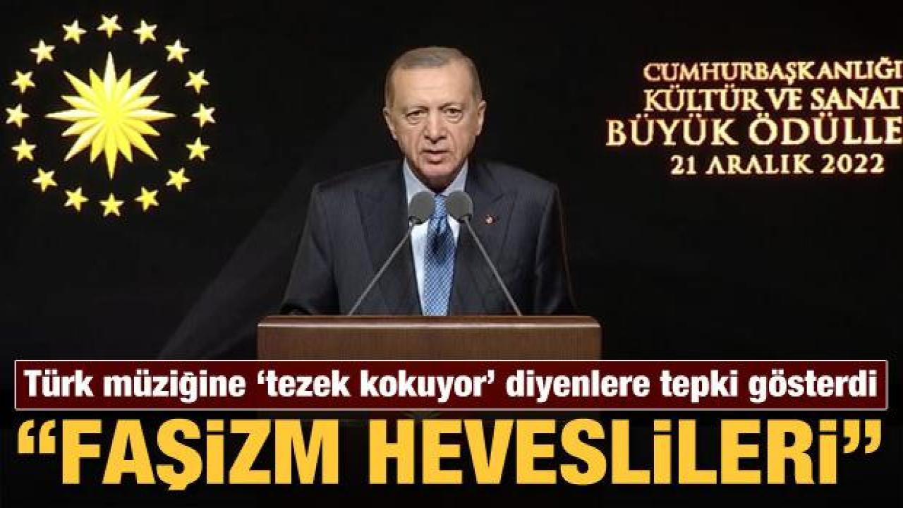 Başkan Erdoğan'dan Kültür ve Sanat Büyük Ödülleri töreninde önemli açıklamalar
