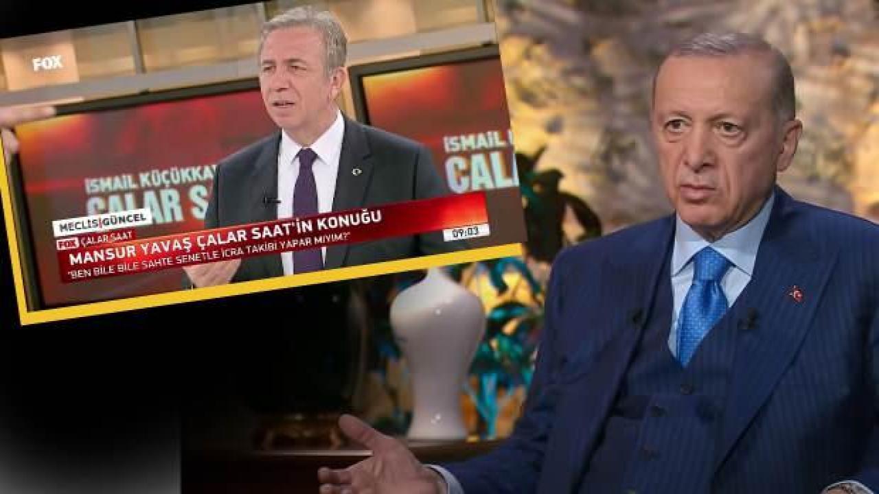 Başkan Erdoğan’dan sahte belgelerle iftira atmaya çalışan Yavaş’a tepki: Çakma Avukat
