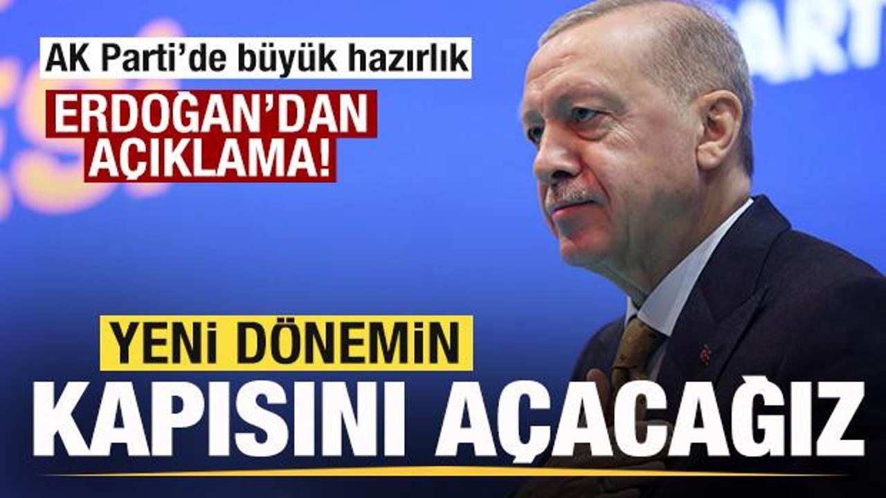Başkan Erdoğan'dan son dakika mesajı: Yeni dönemin kapısını açacağız