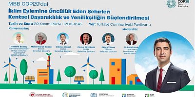 Başkan Gökhan Yüksel, COP29'da Konuşmacı Olarak Yer Alacak