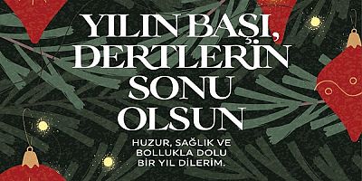 Başkan Onursal Adıgüzel’den Yeni Yıl Mesajı