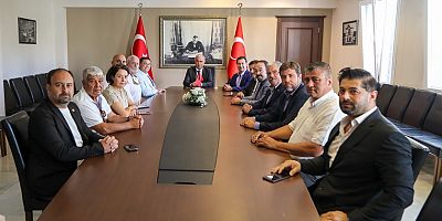 BAŞKANLARDAN KAYMAKAM ÇİT'E ZİYARET