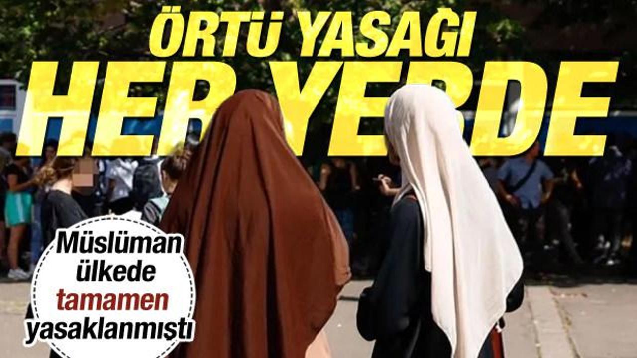 Başörtüsünü yasaklayan Tacikistan yalnız değil! 'Örtü' yasağı her şekilde her yerde