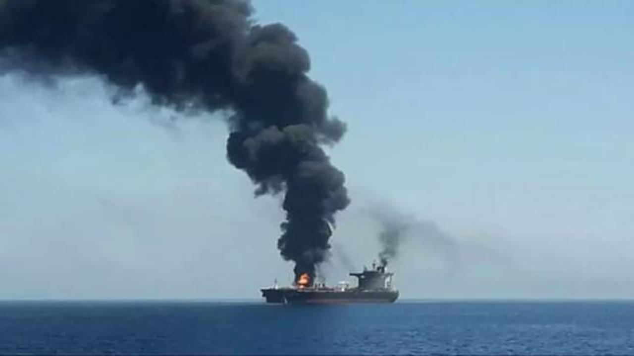 Basra Körfezi’nde LPG tankerinde yangın çıktı