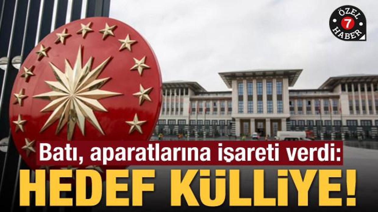 Batı, aparatlarına işareti verdi: Hedef Külliye!
