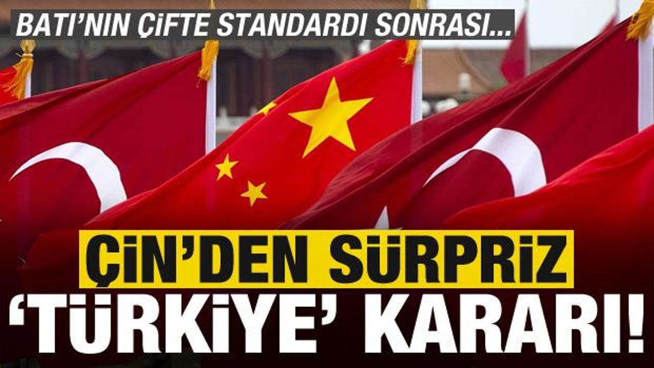 Batı'nın çifte standardı sonrası Çin'den 'Türkiye' kararı! 10 madde hazırlandı...