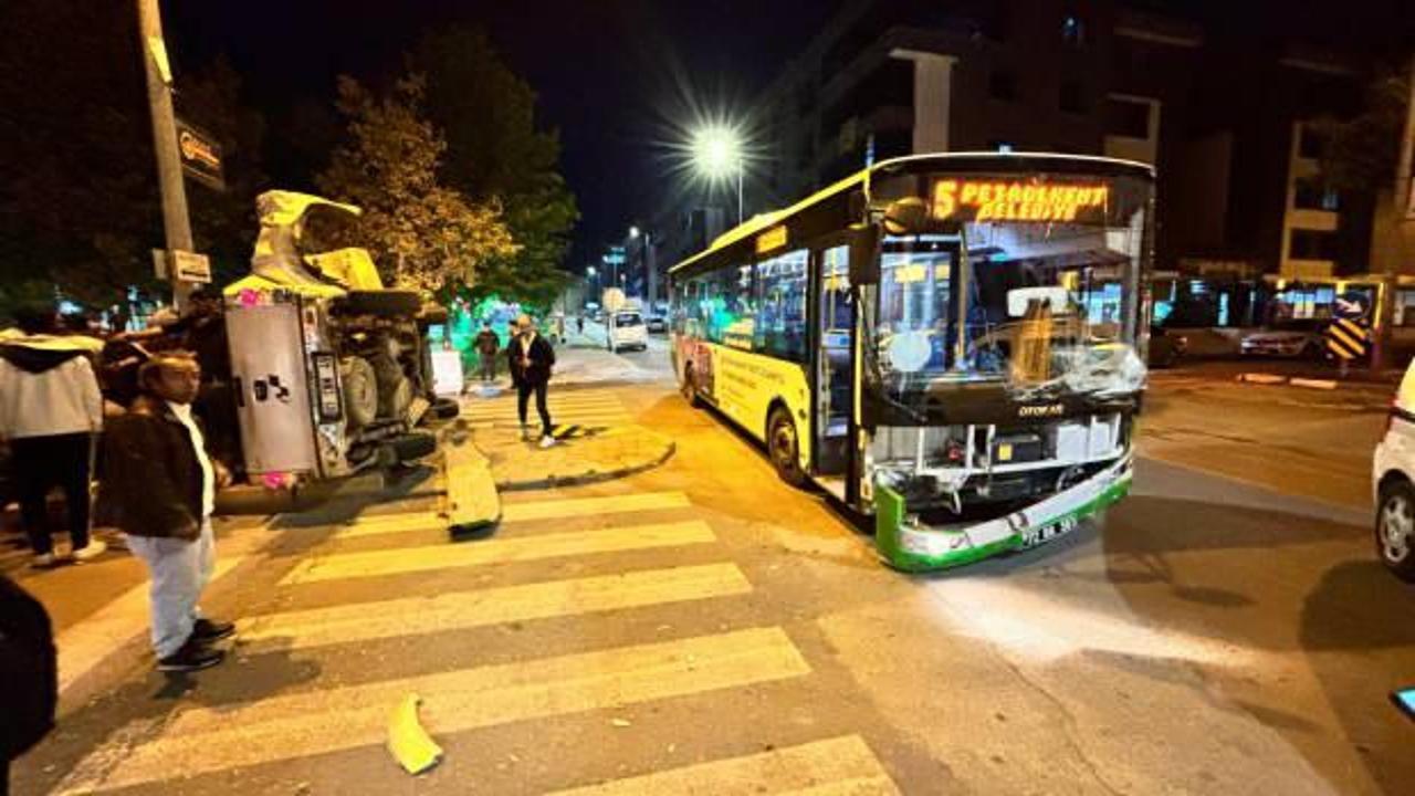 Batman'da yolcu otobüsü ile pikap çarpıştı: 6 yaralı