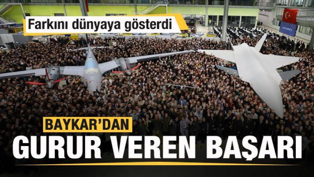 Baykar'dan gurur veren başarı! Farkını dünyaya gösterdi