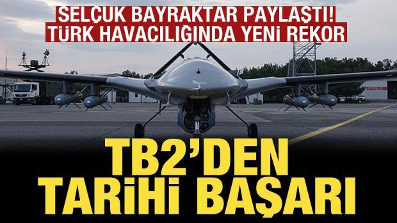 Bayraktar TB2'den yeni rekor: 1 milyon saati devirdi