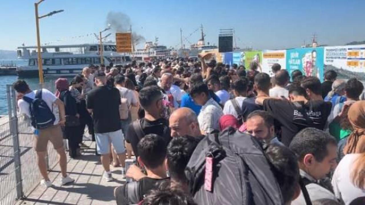 Bayramın son gününde Adalar'da yoğunluk