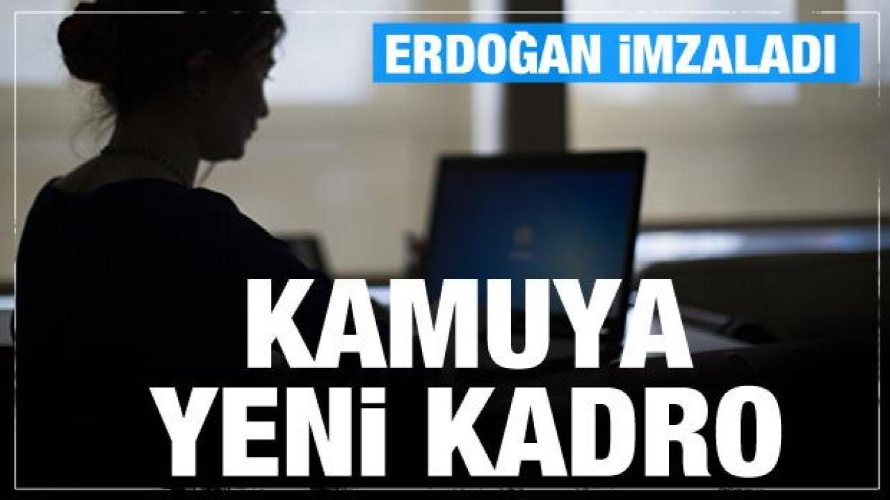 Bazı bakanlık ve kurumlara 2 bin 223 kadro ihdas edildi