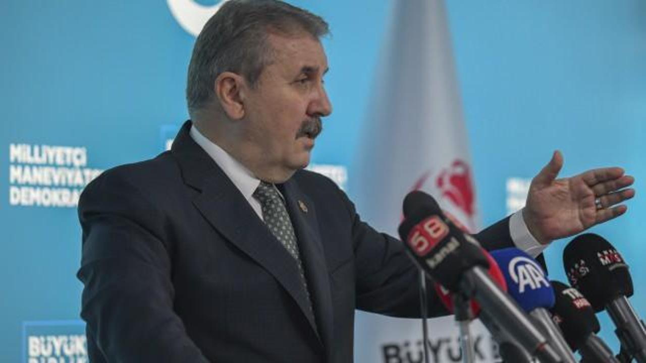 BBP Genel Başkanı Destici: Kayyum atamaları terörle mücadelenin bir parçası