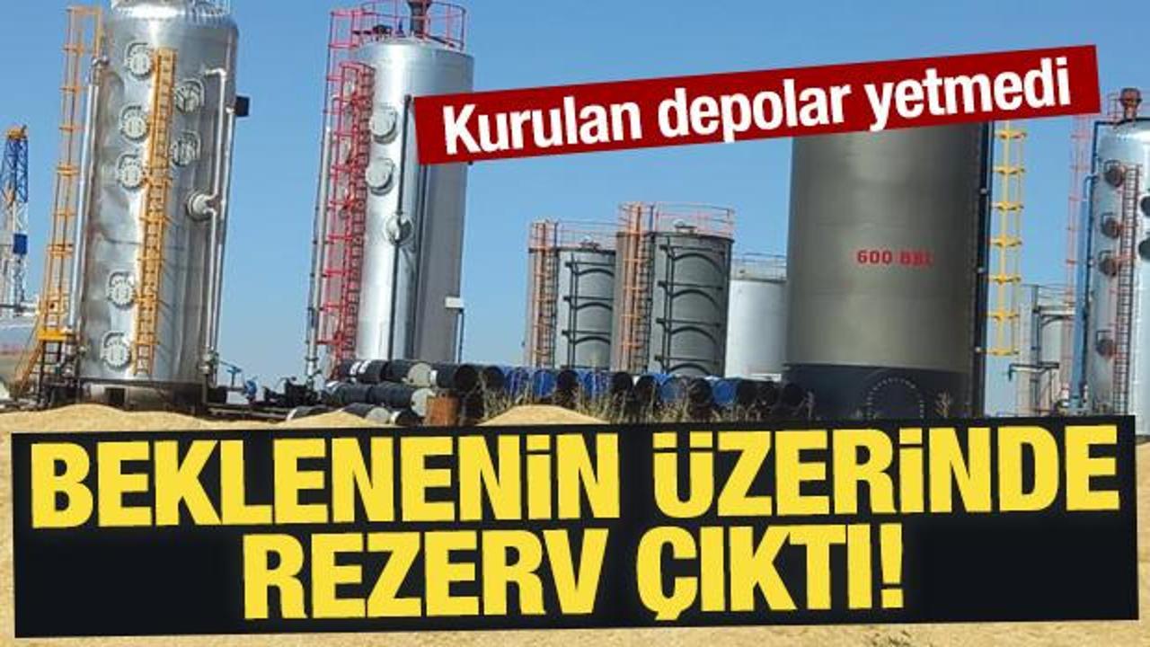 Beklenenin üzerinde petrol rezervi çıktı: TPAO'nun depoları yetmedi