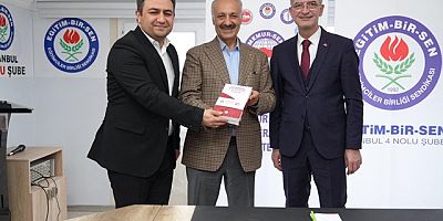 BELEDİYE BAŞKAN ADAYI MİMAR HÜSEYİN KARAKAYA  EĞİTİM- BİR SEN’İ  ZİYARET ETTİ