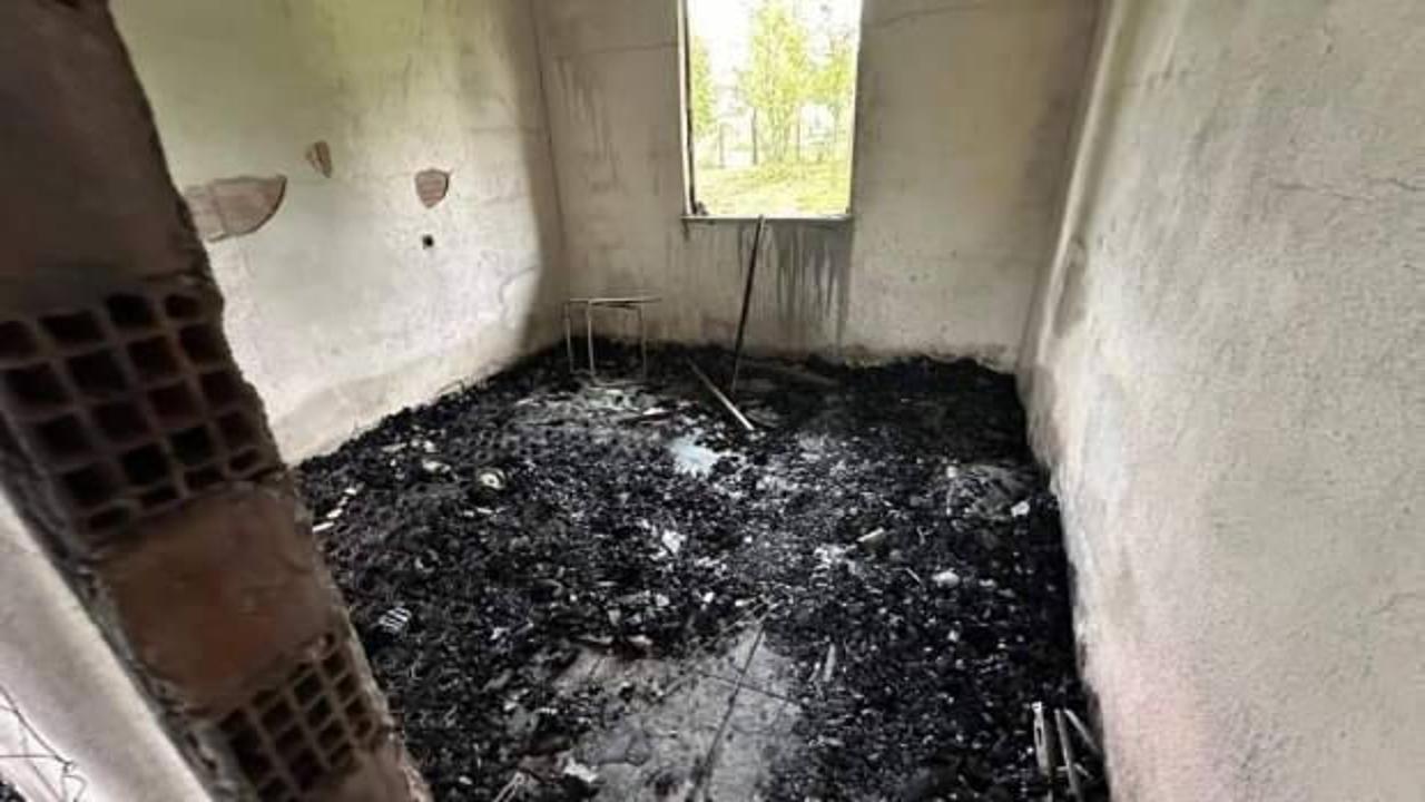 Belediye başkan yardımcısının evi, yangında kül oldu