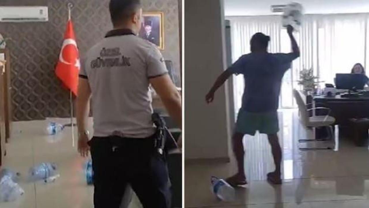 Belediye binasını basan vatandaş isyan etti: 34 gündür tuvalete giremiyorum