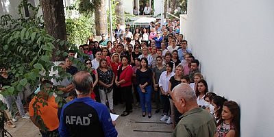 BELEDİYEDE DEPREM TATBİKATI