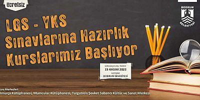 BELEDİYEDEN ÖĞRENCİLERE ÜCRETSİZ HAZIRLIK KURSLARI