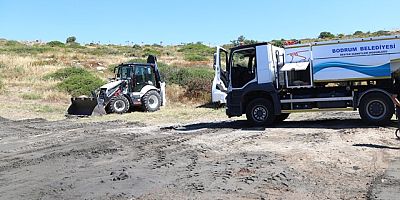 Belediyeden Plajlarda Temizlik ve Düzenleme Çalışması