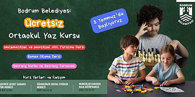BELEDİYEDEN YAZ TATİLİNDE ÇOCUKLARA EĞİTİCİ VE EĞLENCELİ KURSLAR