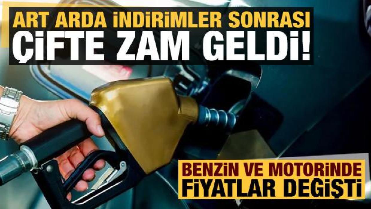 Benzin ve motorin fiyatları değişti! Gece yarısından itibaren çifte zam pompaya yansıdı
