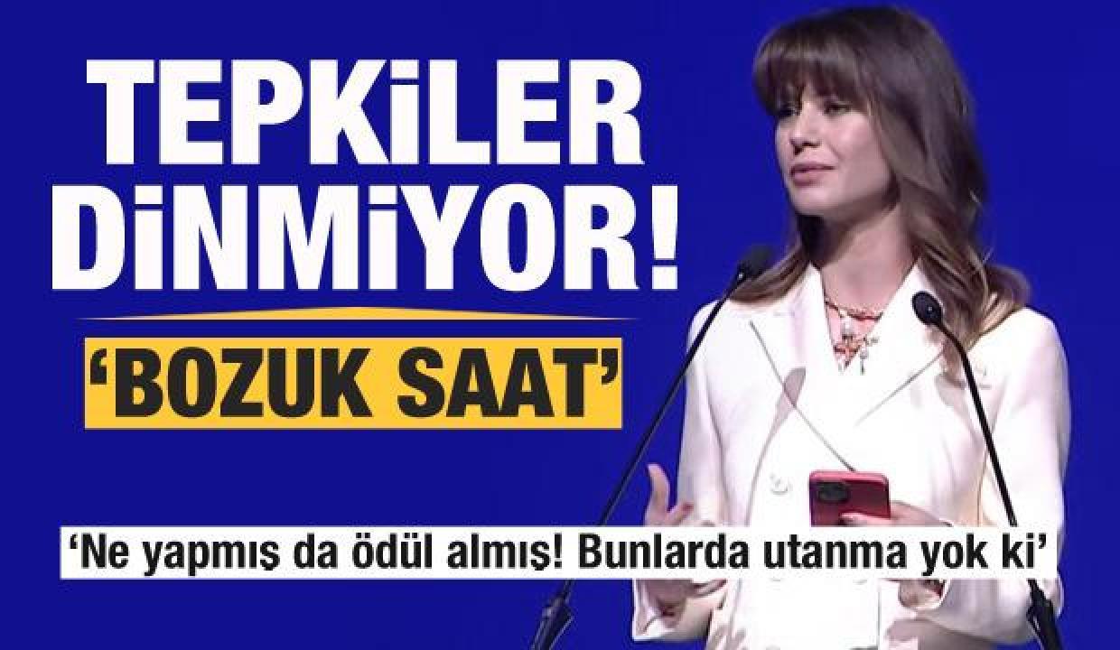 Beren Saat'e bir tepki daha: Bozuk saat! Bunlarda utanma yok ki..
