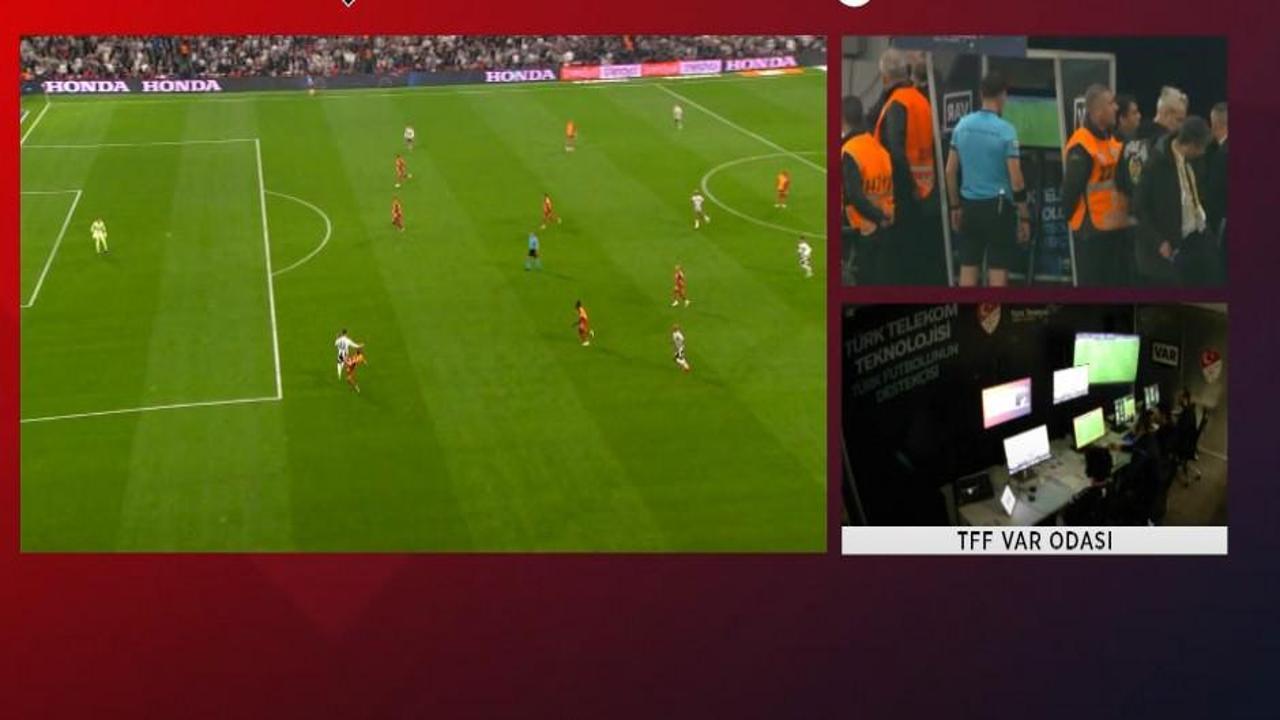 Beşiktaş - Galatasaray derbisinin VAR kayıtları açıklandı