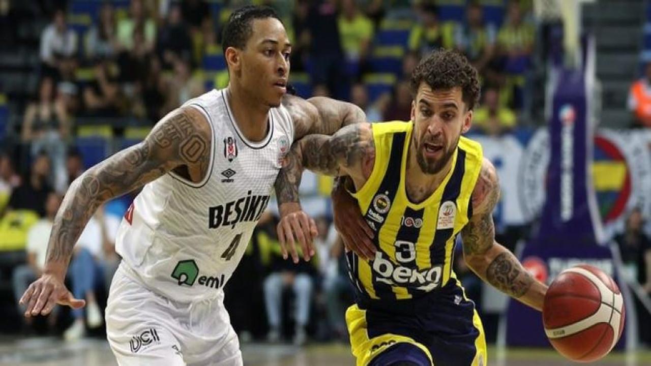 Beşiktaş 8 sayıyla yıkıldı! Pota derbisinde kazanan Fenerbahçe