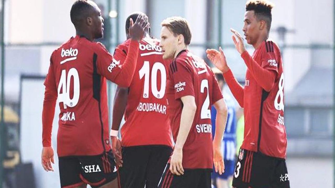 Beşiktaş hazırlık maçında rakibine gol oldu yağdı