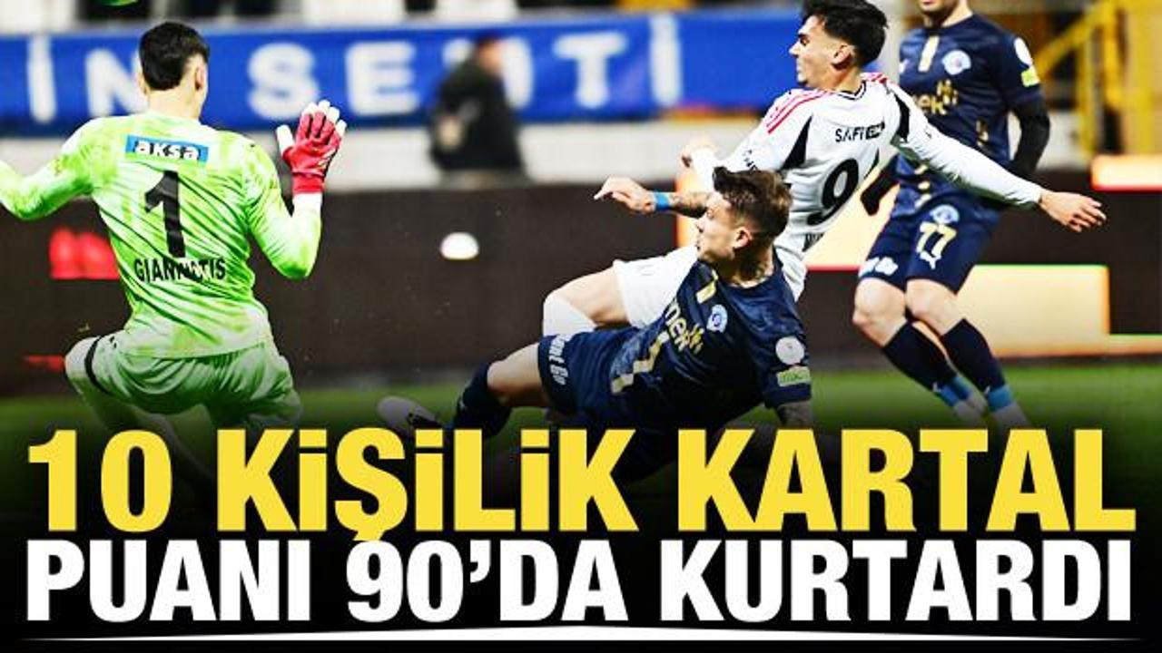 Beşiktaş, Kasımpaşa deplasmanında puanı 90'da kurtardı!