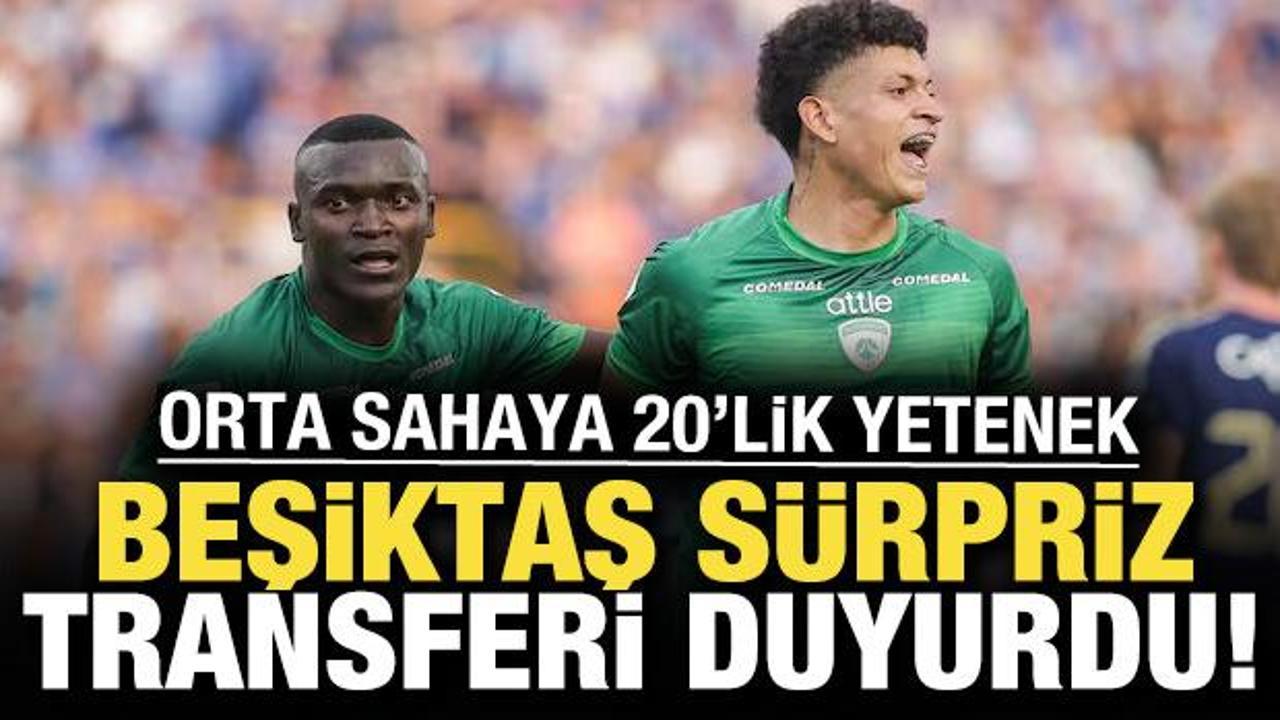 Beşiktaş yeni transferini duyurdu! Orta sahaya sürpriz isim