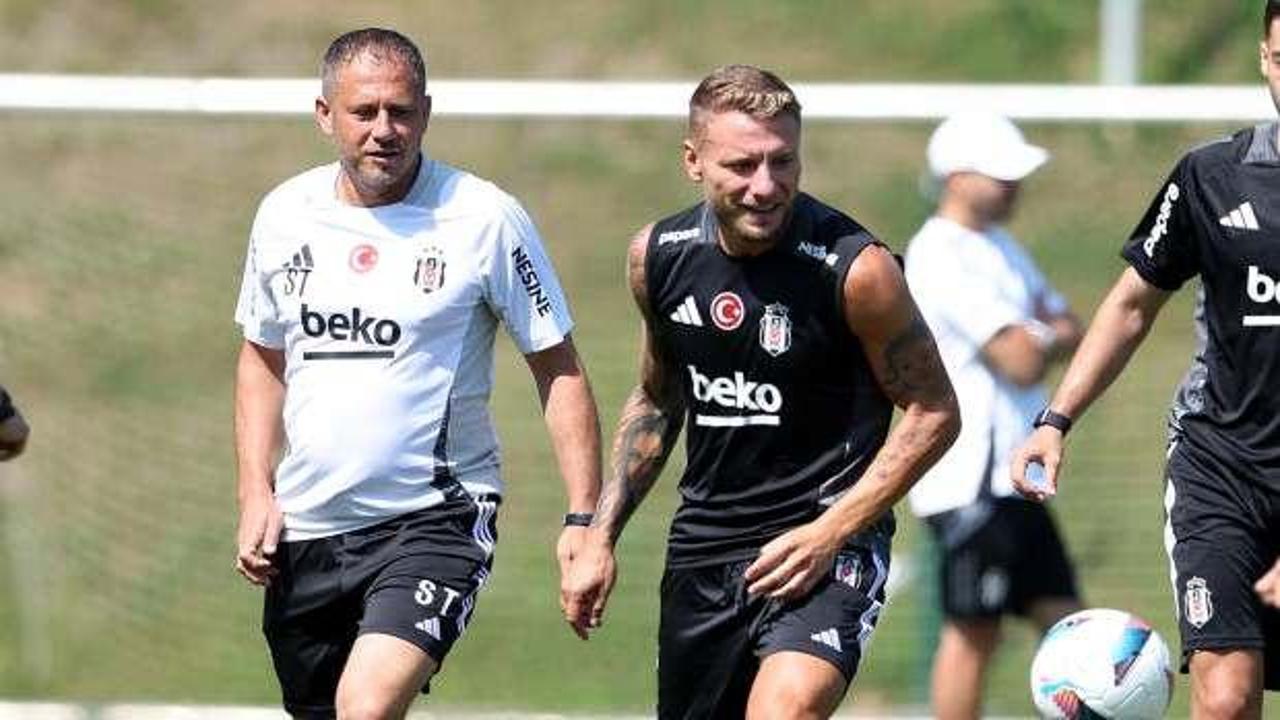 Beşiktaş’ta Immobile ve Semih Kılıçsoy takımla çalıştı