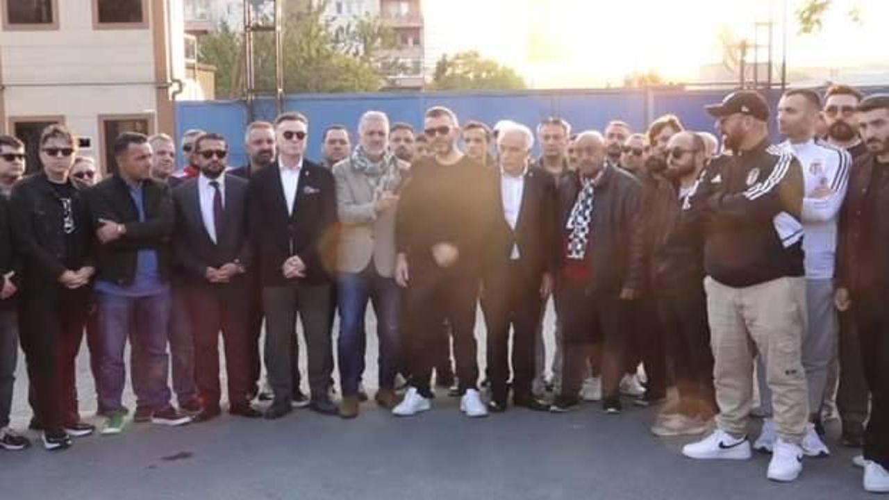 Beşiktaş'tan cezaevi önünde açıkalama